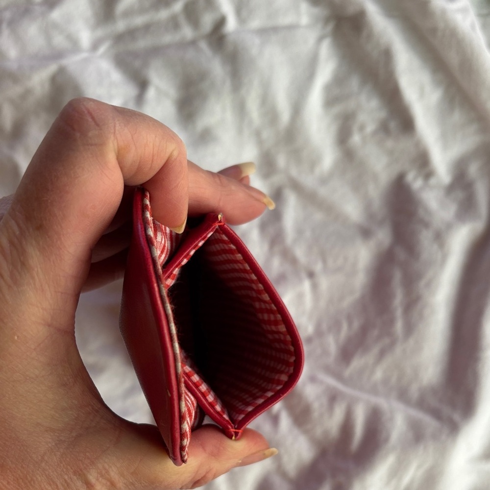 Talbots Red Eyeglass Case - Picture 4 of 4